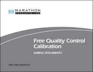 Free Quality Control Calibration Sample Documents