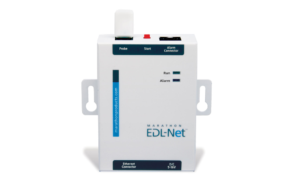 Image of an EDL-NET Temp/RH logger from Marathon Products.