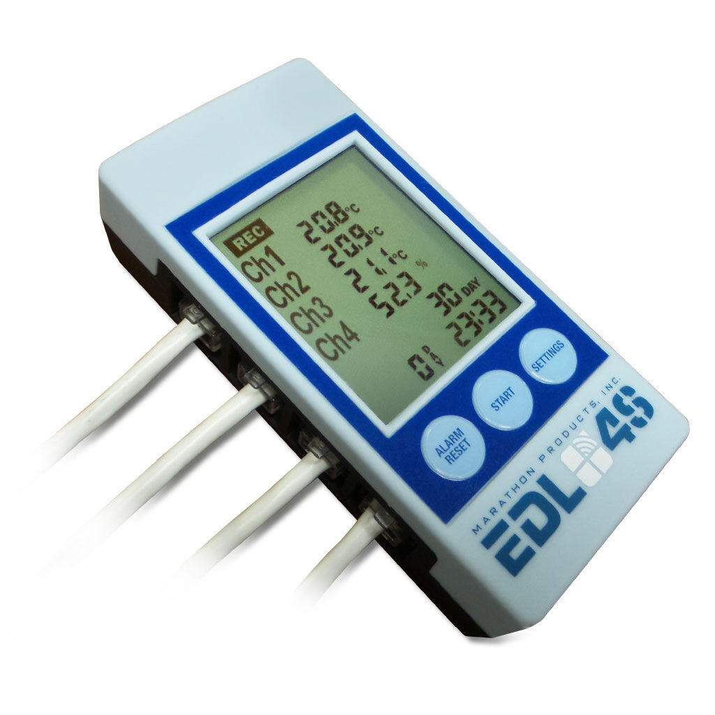 A Marathon Products’ EDL-4S 4-channel temperature monitor and recorder.