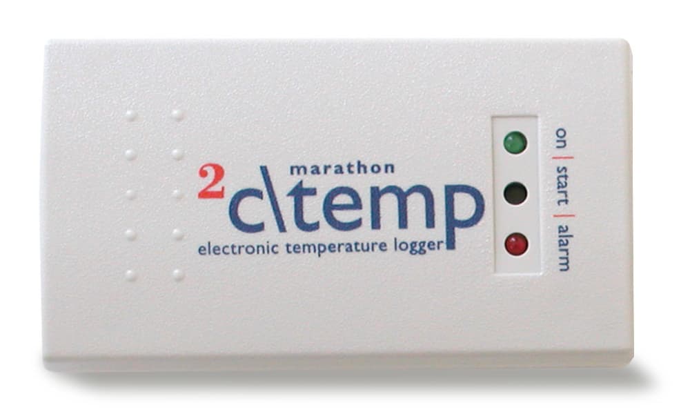 Person using a digital thermometer