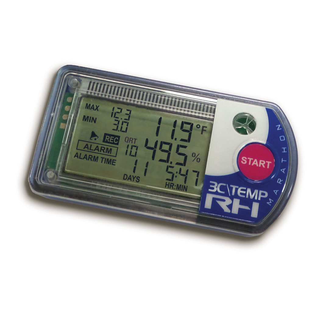 3C\TEMP-RH Bluetooth temperature & humidity logger from Marathon Products